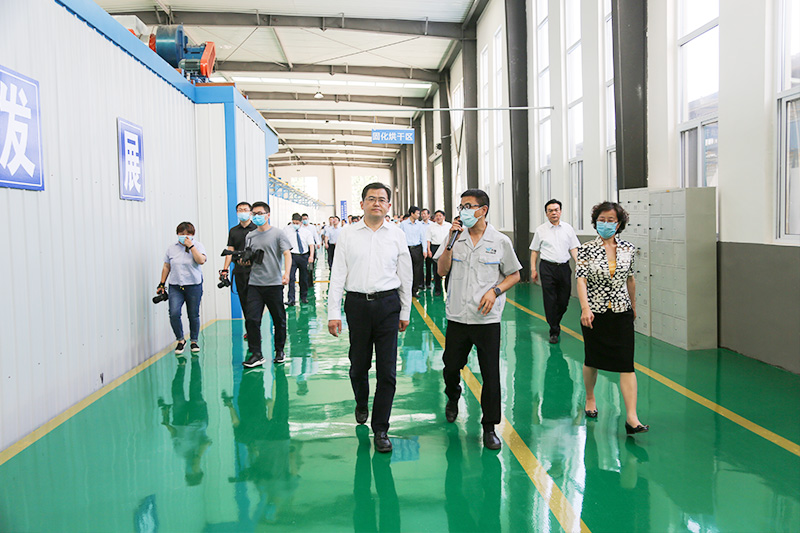 市委书记来公司观摩